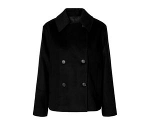 SELECTED FEMME Chaqueta Slfalma Lano para Mujer, Negro, Talla 40, Negro, Numeric_40