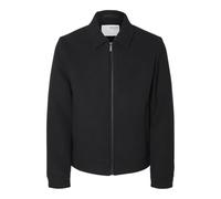 SELECTED FEMME Hombre Slhphilip Lano JKT Noos, Black, m, Negro, M