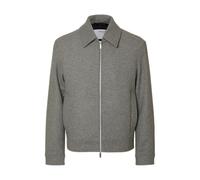 SELECTED FEMME Hombre Slhphilip Lano JKT Noos, Grey Melange, M, Gris, M