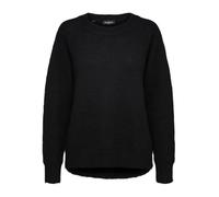 SELECTED FEMME Jersey Femenino Mezcla de Lana de Alpaca, Negro, M