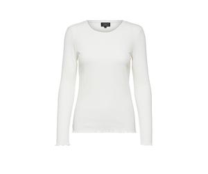 SELECTED FEMME Langarmshirt SLFANNA blanco | XL
