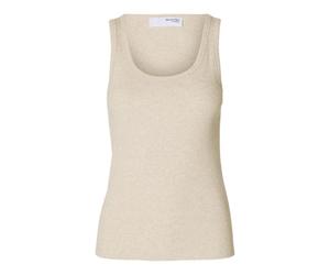 SELECTED FEMME Noos Slfanna U-Neck Tank Top, Avena, M