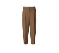 SELECTED Pantalón plisado marrón 42 EUR
