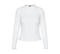 Selected Femme Pcnicca LS Top Noos para Mujer, Blanco Brillante, L