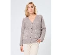 Selected Femme SLFALVA LS KNIT CARDIGAN S Gris