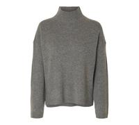 SELECTED FEMME Slfcille LS Knit Cuello Alto Noos, Color Gris., L