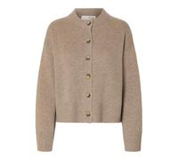 SELECTED FEMME Slfcille LS Knit O-Neck Cardigan Noos, Crema Irlandesa., XXL