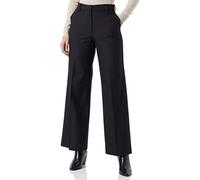 SELECTED FEMME SLFELIANA HW Wide Pant N Noos, Negro, 34W x 30L para Mujer