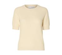 Selected Femme Slfelinna New SS Knit Top Noos Suéter, Abedul, XL para Mujer