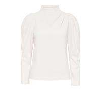 SELECTED FEMME Slffenja LS T-Neck Top B Noos Blusas, Blanco Nieve, M Mujeres