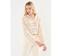 Selected Femme Slffina Ls Collar Knit M Beige