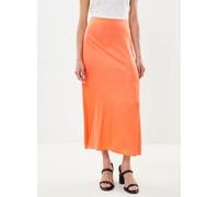 Selected Femme Slffranziska Hw Ankle Satin Skirt B 36 Naranja