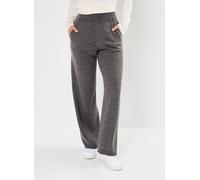 Selected Femme SLFHELLA HW KNIT PANTS L Gris