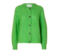 Selected Femme Slflulu LS Knit-Cárdigan Corto B Noos Suéter, Verde clásico/Detalle: Mezcla, XS para Mujer