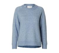 SELECTED FEMME Slflulu LS Knit O-Neck B Noos Jersey de Punto, Endless Sky/Detail:Melange, L para Mujer