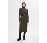 SELECTED FEMME Vestido de punto verde, Talla XS