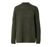 SELECTED FEMME Slfmaline LS Knit High Neck Noos Jersey de Punto, Calamata. Detalle: Melange, M para Mujer