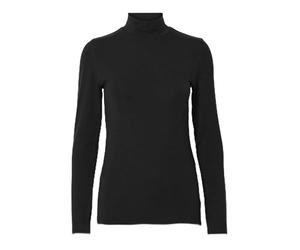 SELECTED FEMME SLFMANJA LS Cuello Alto Noos, Negro, M
