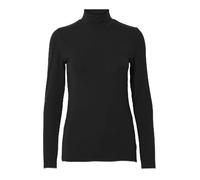 SELECTED FEMME Slfmanja LS High Neck Noos Camiseta de Manga Larga, Negro, M Mujeres