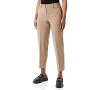 SELECTED FEMME Slfrita-Ria MW Crop Pant Mel Noos Pantalones de Tela, Camel/Detail:Melange, 42 para Mujer