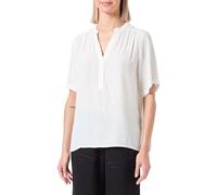 SELECTED FEMME Slfsusie-mivia SS Top Noos Blusa de Manga Corta, Blanco Nieve, 44 Mujeres