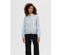 Selected Femme Slftatiana L/S Embr Shirt Noos 38 Azul