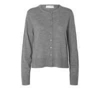 SELECTED FEMME Slfthea LS Knit Merino Cardigan Noos, Color Gris., XS