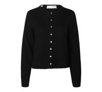SELECTED FEMME Slfthea LS Knit Merino Cardigan Noos, Negro, M