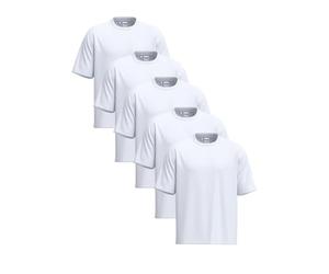 SELECTED FEMME Slhcormac SS O-Neck tee 5 Pack Noos, Blanco Brillante, L