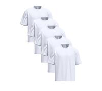 SELECTED FEMME Slhcormac SS O-Neck tee 5 Pack Noos, Blanco Brillante, XXL (Pack de 5) Hombres