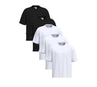 SELECTED FEMME Slhcormac SS O-Neck tee 5 Pack Noos, Negro, M