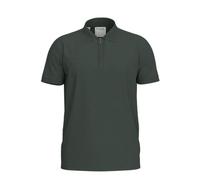 SELECTED FEMME Slhfave Zip SS Polo Noos, Verde Oscuro, S