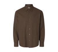 SELECTED FEMME Slhregnoah Brushed Twist Shirt LS Noos, Demitasse, XXL