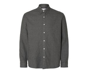 SELECTED FEMME Slhregnoah Brushed Twist Shirt LS Noos, Franela Gris, S