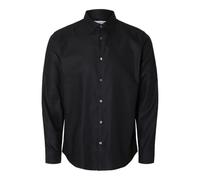 SELECTED FEMME Slhslimclark Camiseta LS Noos, Negro, M