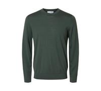 SELECTED FEMME Slhtray LS Knit Merino Crew Neck Noos, Verde Oscuro, XL