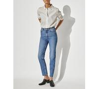 Selected Femme Vaquero pitillo de mujer tiro medio. Azul 38-40 (29)