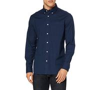 SELECTED HOMME Slhregrick-ox Flex Camiseta LS S Noos Camisa, Moonlit Ocean, XL para Hombre