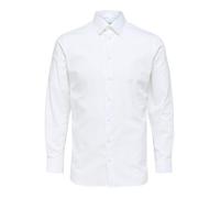 SELECTED HOMME - Camisa de Manga Larga para Hombre, Blanco Brillante, L