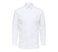 SELECTED HOMME Camiseta Slhslimethan LS Classic B Noos Camisa, Blanco Brillante, M para Hombre