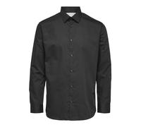 SELECTED HOMME Camisa LS Classic B Noos para Hombre, Color Negro, Talla M, Negro, M