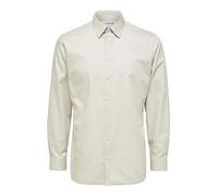 SELECTED HOMME Camiseta Slhslimethan LS Classic B Noos Camisa, Cloud Dancer, L para Hombre