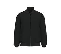 SELECTED HOMME Chaqueta bomber Hombre Mezcla Lana, Negro , S