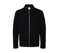 SELECTED HOMME Chaqueta Slhjackie con Cremallera Noos, Negro, L