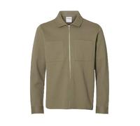SELECTED HOMME Chaqueta Slhjackie con Cremallera Noos, Vetiver, L