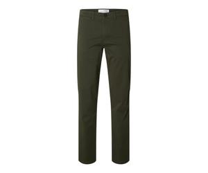 Selected Homme Chino Masculino 196 Straight Flex, Forest Night., 36W / 34L