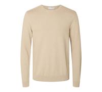 SELETED HOMME Slhberg Crew Neck Noos Jersey de Punto, Oatmeal/Detalle: Melange, M para Hombre