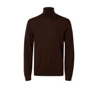 Selected Homme Jersey para Hombre Slhtray LS Knit Merino Roll Neck Noos (1 Unidad), Demitasse, XL