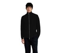 SELECTED HOMME Knitted Cardigan Zipped High Neck Black S Black S