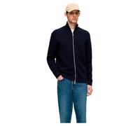 SELECTED HOMME Knitted Cardigan Zipped High Neck Sky Captain XL Sky Captain XL